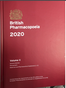 英国药典 (2020年版)(第二册)
