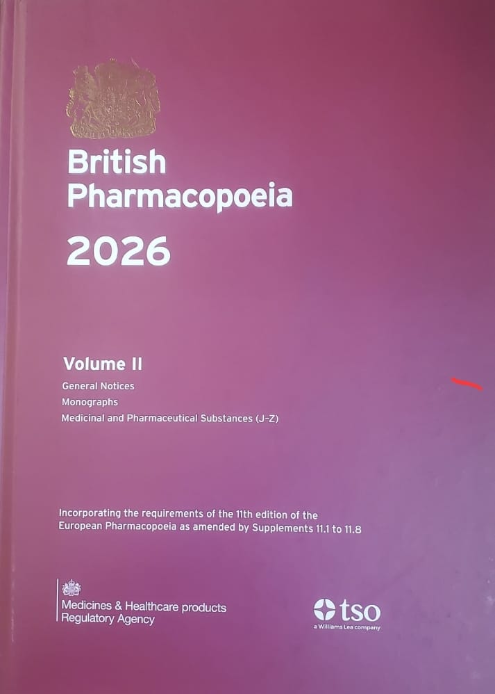 British Pharmacopoeia 2026 (Volume II)