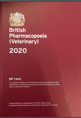 英国药典 (2020年版)(兽医)