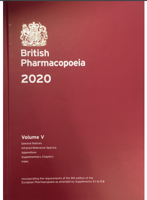 英国药典 (2020年版)(第五册)